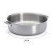 Sauteuse droite De Buyer Alchimy Loqy amovible en inox 18/10 multicouches