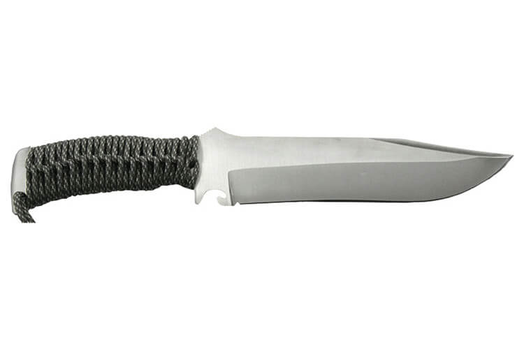 Couteau de survie Wildsteer TX Bowie TXB0114 lame Bowie 18,7cm manche Paracorde Urban/Camo + étui en nylon
