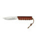 Couteau Wildsteer Baby Wild BWI0102 lame 9cm manche cuir marron + étui en cuir assorti
