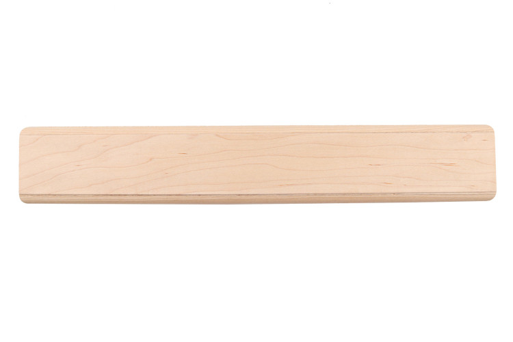Barre aimant&eacute;e en &eacute;rable Guillaume L&eacute;onard pour 8 couteaux de cuisine - 40x6,5cm