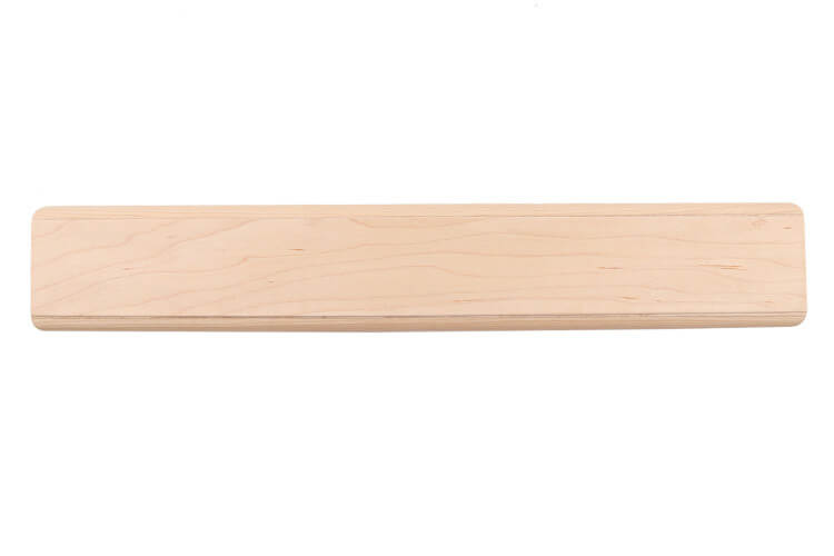 Barre aimantée en érable Guillaume Léonard pour 8 couteaux de cuisine - 40x6,5cm