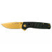 Couteau pliant SOG Terminus XR LTE GOLD SGTM1033 lame dorée manche G10/carbone 10,8cm noir