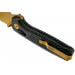 Couteau pliant SOG Terminus XR LTE GOLD SGTM1033 lame dorée manche G10/carbone 10,8cm noir