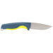 Couteau SOG Aegis FX SGAEGISFXINJA lame 9,3cm manche en nylon/fibres de verre bleu/jaune