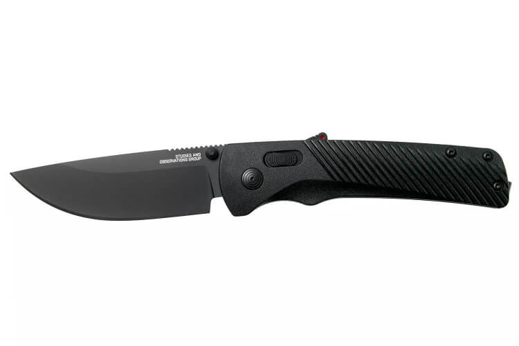 Couteau pliant SOG Flash At Blackout SGFLASHBK manche en nylon/fibres de verre noir 11,6cm