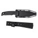 Couteau SOG Recondo FX SGRECONDOFXSBK lame dentée 11,7cm manche en caoutchouc noir + étui
