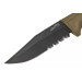 Couteau SOG Recondo FX SGRECONDOFXSFDE lame semi-dentée 11,7cm manche en caoutchouc désert + étui