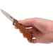 Couteau pliant SOG Twitch II SGTWI17 manche en bois naturel 9cm