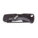 Couteau pliant SOG Centi II SGCE1012 manche en acier 7,4cm noir