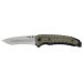 Couteau pliant SOG Kiku SGKIKUAS manche en micarta/lin vert 11,6cm
