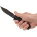 Couteau SOG Seal Pup SGM37N lame semi-dentée 12cm manche en nylon/fibres de verre noir + étui