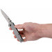 Couteau pliant SOG Flash FL SGFLASH manche en acier inoxydable 11,4cm