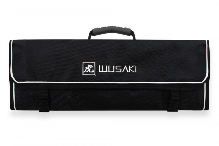 Trousse vide Wusaki pour 9 couteaux et ustensiles + 2 poches de rangement