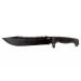 Machette SOG Jungle Primitive SGF03TN 37cm lame mixte manche en Kraton noir avec étui en nylon