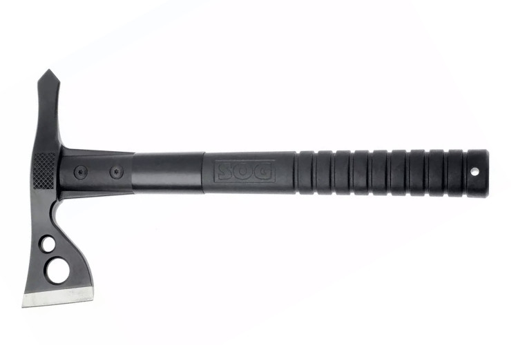 Hachette SOG Fast Hawk Axe SGF06TN manche en nylon/fibres de verre noir 32cm avec &eacute;tui en nylon