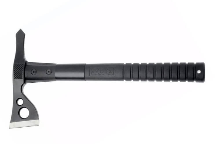 Hachette SOG Fast Hawk Axe SGF06TN manche en nylon/fibres de verre noir 32cm avec étui en nylon