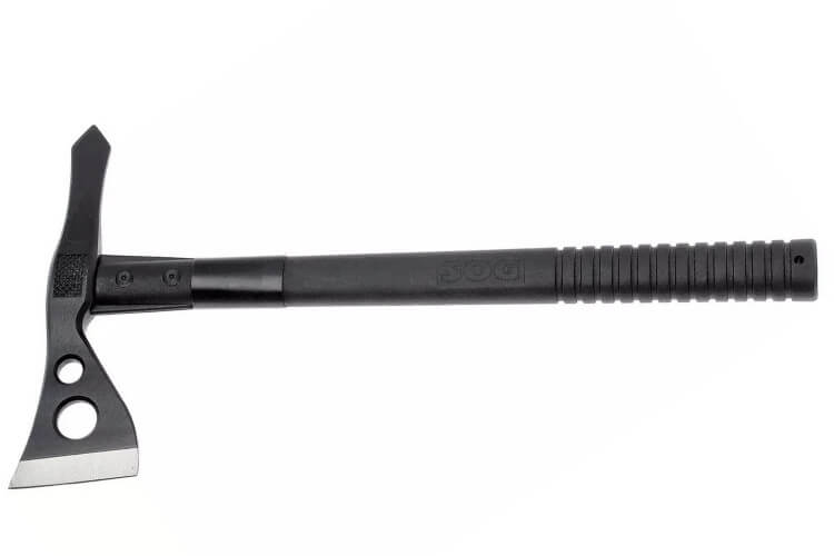 Tomahawk SOG TACTICAL SGF01TN manche en nylon/fibres de verre noir 40cm avec étui en nylon