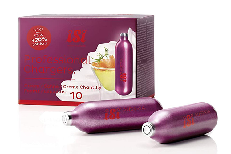 Bo&icirc;te de cartouches professionnelles Isi pour siphons Gourmet Whip et Thermo Whip