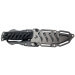 Couteau de survie Wildsteer Adventurer ADV3113 lame 17,7cm manche paracorde noir + étui en POM