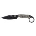 Couteau Wildsteer Talim TAL3114 lame noire 9,7cm manche paracorde urban camo + étui Kydex