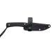 Couteau Wildsteer Troll TRO0113 lame 8,5cm manche tactiprène noir + étui en Kydex