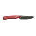 Couteau Wildsteer Troll TRO3104 lame noire 8,5cm manche tactiprène rouge + étui en Kydex