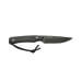Couteau Wildsteer Troll TRO3113 lame noire 8,5cm manche tactiprène noir + étui en Kydex