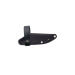 Couteau Wildsteer Troll TRO3113 lame noire 8,5cm manche tactiprène noir + étui en Kydex