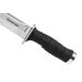 Couteau Wildsteer Krypton-B KRYB0115 lame 17,5cm manche Tactiprène noir avec pommeau de frappe + étui POM