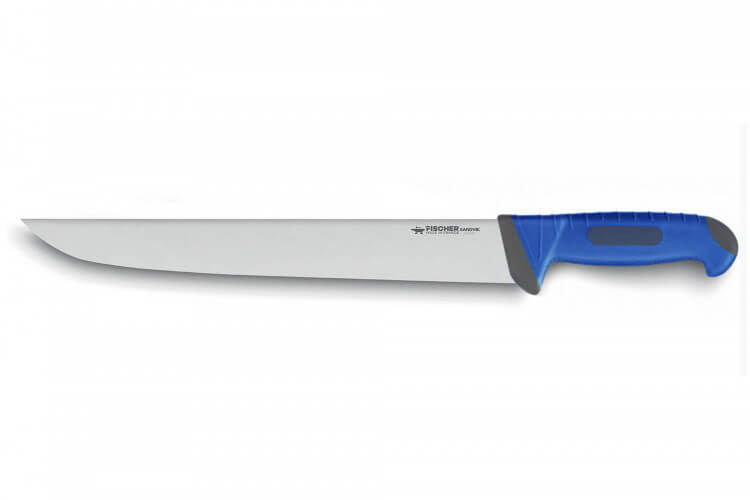 Couteau trancheur sacrificateur Fischer 42cm SANDVIK manche ultra confort