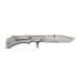 Couteau pliant multifonction Wildsteer W Pocket WPO02 lame semi-dentée manche acier 11,7cm avec brise-vitre et coupe-sangle