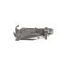 Couteau pliant multifonction Wildsteer W Pocket WPO01 lame tanto manche acier 11,7cm avec brise-vitre et coupe-sangle