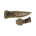 Couteau Wildsteer Wild Tech4 WT43111 lame noire 9cm manche paracorde Désert Camo + étui en POM