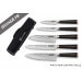 Mallette de 5 couteaux de cuisine Wusaki Ebony AUS8 manches ébène - Reconditionné