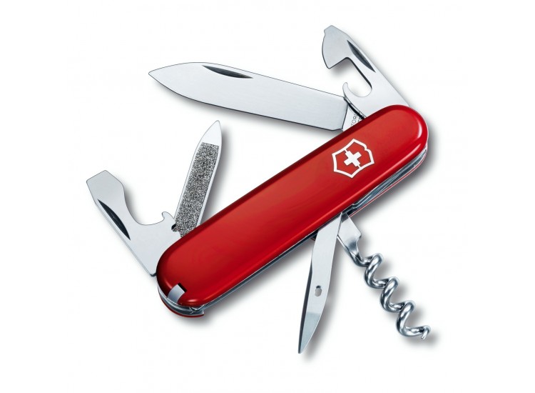 Couteau suisse Victorinox 8 pi&egrave;ces Sportsman Manche 84mm