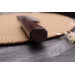 Couteau santoku japonais artisanal Nao Yamamoto Damas AS brut de forge 16,5cm