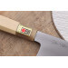 Couteau santoku japonais artisanal Kasahara Shigehiro forgé par Yoshikazu Ikeda 18cm