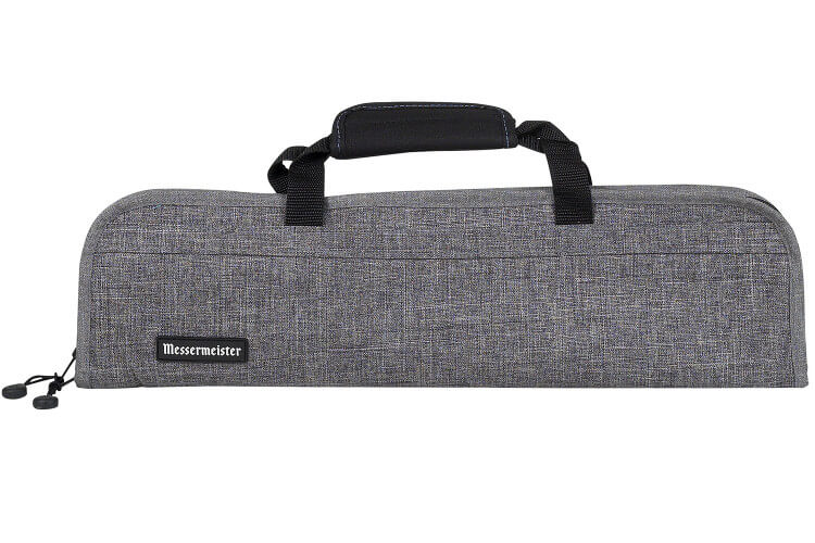 Trousse vide grise Messermeister Preservation 5 emplacements en plastique recyclé