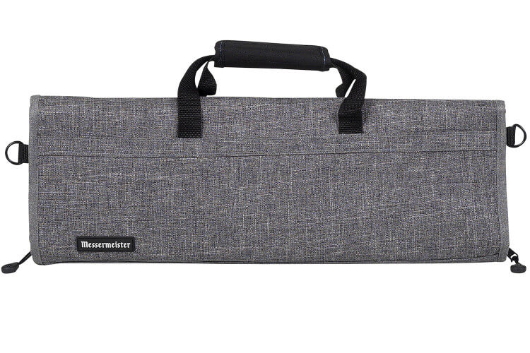 Trousse vide grise Messermeister Preservation 12 emplacements en plastique recyclé