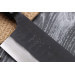 Couteau nakiri japonais artisanal Nao Yamamoto Damas AS brut de forge 16,5cm