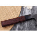 Couteau nakiri japonais artisanal Nao Yamamoto Damas AS brut de forge 16,5cm