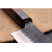Couteau sujihiki japonais artisanal Nao Yamamoto Damas AS brut de forge 24cm