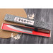 Couteau sujihiki japonais artisanal Nao Yamamoto Damas AS brut de forge 24cm