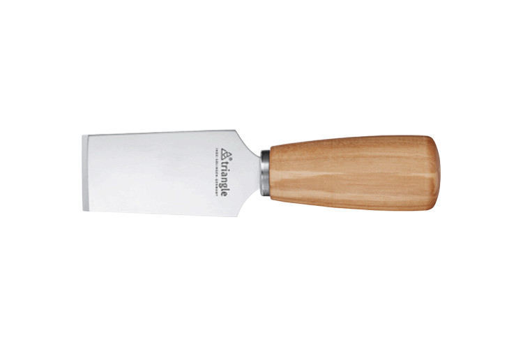 Couteau &agrave; parmesan droit Triangle manche en prunier