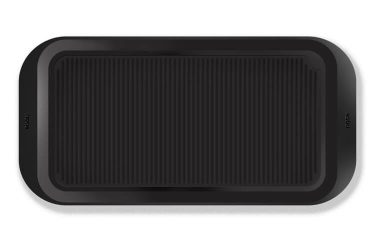 Plaque de cuisson Risoli BBQ multifonction en aluminium 36x18cm