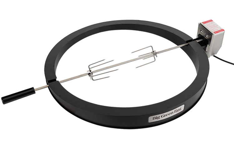 Kit de r&ocirc;tisserie &eacute;lectrique pour barbecue Big Green Egg XLarge