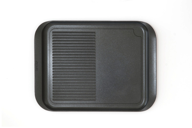 Plaque de cuisson dual grill Risoli Bizona en aluminium 30x22cm