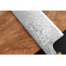 Couteau kiritsuke japonais Tsunehisa SLD Damas bois de rose 21cm