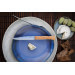 Coffret 4 couteaux de table Opinel Facette manche olivier lame 11cm inox lisse
