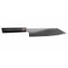 Couteau de chef kiritsuke japonais Kanetsugu Zuiun Kiwami revêtement DLC 21cm